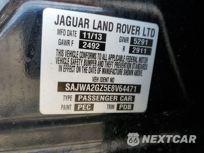 Zdjęcie 12 z 12 samochodu: 2014 JAGUAR XJL PORTFOLIO VIN:SAJWA2GZ5E8V64471 - miniatura