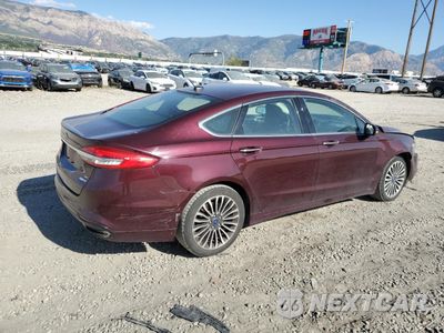 Trzecie zdjęcie samochodu z tyłu: 2017 FORD FUSION SE VIN:3FA6P0T94HR367596 - miniatura