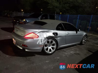 Trzecie zdjęcie samochodu z tyłu: 2007 BMW 650 I VIN:WBAEK13557CN80994 - miniatura