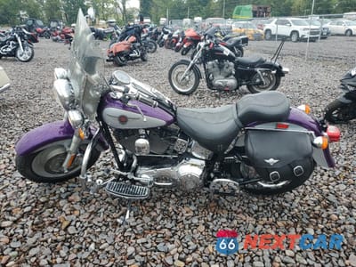 Trzecie zdjęcie samochodu z tyłu: 2001 HARLEY-DAVIDSON FLSTFI VIN:1HD1BXB131Y034464 - miniatura