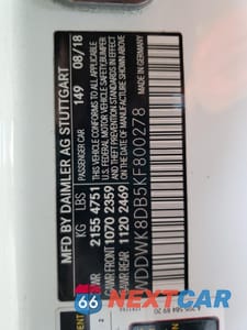 Zdjęcie 13 z 16 samochodu: 2019 MERCEDES-BENZ C 300 VIN:WDDWK8DB5KF800278 - miniatura