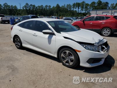 Czwarte zdjęcie samochodu z boku: 2018 HONDA CIVIC LX VIN:19XFC2F54JE043345 - miniatura