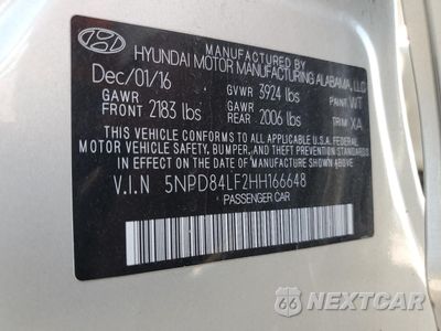 Zdjęcie 12 z 12 samochodu: 2017 HYUNDAI ELANTRA SE VIN:5NPD84LF2HH166648 - miniatura