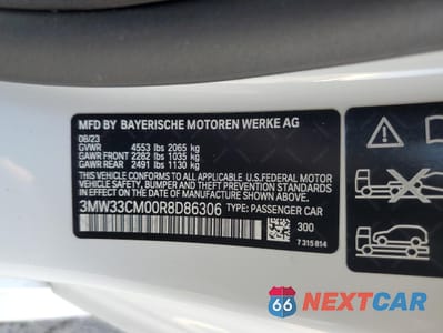 Zdjęcie 12 z 12 samochodu: 2024 BMW 230XI VIN:3MW33CM00R8D86306 - miniatura
