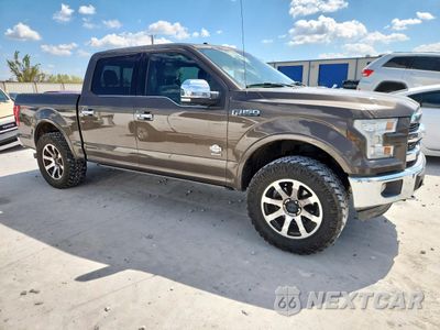 Czwarte zdjęcie samochodu z boku: 2015 FORD F150 SUPERCREW VIN:1FTEW1EG4FFA28986 - miniatura