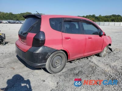 Trzecie zdjęcie samochodu z tyłu: 2008 HONDA FIT SPORT VIN:JHMGD38688S070602 - miniatura