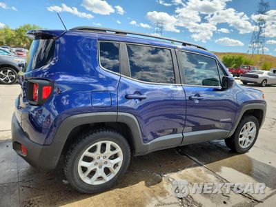 Trzecie zdjęcie samochodu z tyłu: 2017 JEEP RENEGADE LATITUDE VIN:ZACCJBBB0HPF92848 - miniatura