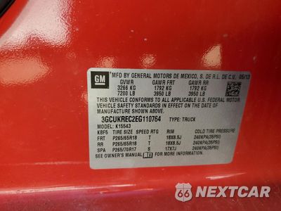 Zdjęcie 12 z 12 samochodu: 2014 CHEVROLET SILVERADO K1500 LT VIN:3GCUKREC2EG110764 - miniatura
