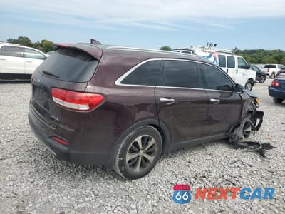 Trzecie zdjęcie samochodu z tyłu: 2016 KIA SORENTO EX VIN:5XYPH4A51GG019802 - miniatura