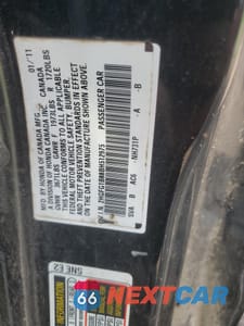 Zdjęcie 12 z 12 samochodu: 2011 HONDA CIVIC EX VIN:2HGFG1B88BH512975 - miniatura