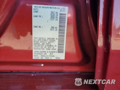 Zdjęcie 12 z 15 samochodu: 2017 NISSAN ALTIMA 2.5 VIN:1N4AL3AP9HC232895 - miniatura