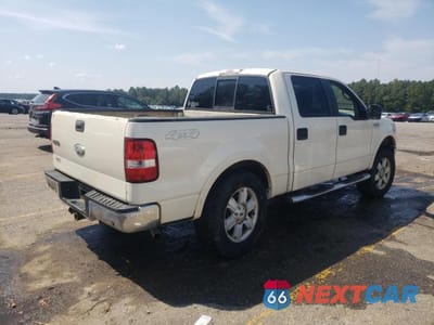 Trzecie zdjęcie samochodu z tyłu: 2007 FORD F150 SUPERCREW VIN:1FTPW14V87FB34528 - miniatura