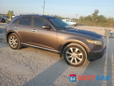 Czwarte zdjęcie samochodu z boku: 2007 INFINITI FX35 VIN:JNRAS08W07X205696 - miniatura
