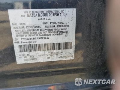 Zdjęcie 13 z 13 samochodu: 2010 MAZDA 6 S VIN:1YVHZ8CB2A5M29742 - miniatura