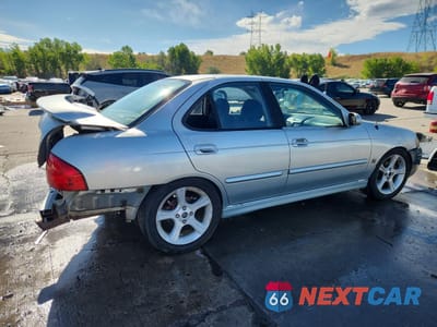 Trzecie zdjęcie samochodu z tyłu: 2002 NISSAN SENTRA SE-R SPEC V VIN:3N1AB51D22L708210 - miniatura