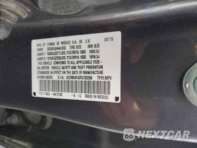 Zdjęcie 13 z 13 samochodu: 2015 HONDA CR-V LX VIN:3CZRM3H33FG702260 - miniatura
