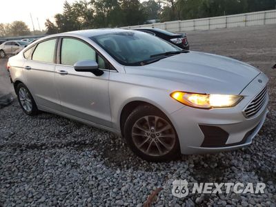 Czwarte zdjęcie samochodu z boku: 2019 FORD FUSION SE VIN:3FA6P0HD6KR203741 - miniatura