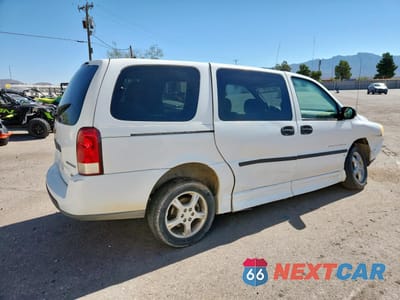 Trzecie zdjęcie samochodu z tyłu: 2008 CHEVROLET UPLANDER INCOMPLETE VIN:1GBDV13W28D210715 - miniatura