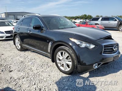 Czwarte zdjęcie samochodu z boku: 2014 INFINITI QX70 VIN:JN8CS1MW5EM410745 - miniatura