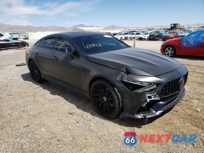 Czwarte zdjęcie samochodu z boku: 2021 MERCEDES-BENZ AMG GT 43 VIN:W1K7X5KB9MA038547 - miniatura