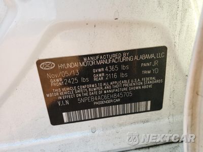 Zdjęcie 12 z 12 samochodu: 2014 HYUNDAI SONATA GLS VIN:5NPEB4AC6EH845705 - miniatura