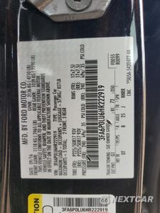 Zdjęcie 12 z 14 samochodu: 2017 FORD FUSION SE HYBRID VIN:3FA6P0LU6HR222919 - miniatura