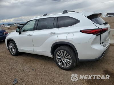 Drugie zdjęcie samochodu z przodu: 2022 TOYOTA HIGHLANDER PLATINUM VIN:5TDFZRBH8NS226136 - miniatura