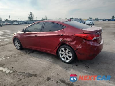 Drugie zdjęcie samochodu z przodu: 2012 HYUNDAI ELANTRA GLS VIN:KMHDH4AE4CU490107 - miniatura