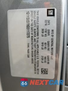 Zdjęcie 12 z 12 samochodu: 2016 CHEVROLET CORVETTE STINGRAY 2LT VIN:1G1YD2D78G5117275 - miniatura