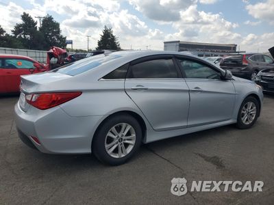 Trzecie zdjęcie samochodu z tyłu: 2014 HYUNDAI SONATA GLS VIN:5NPEB4AC6EH931452 - miniatura