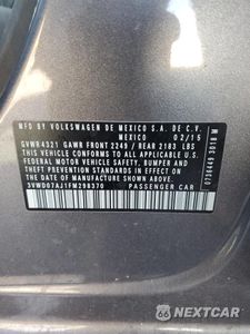 Zdjęcie 12 z 14 samochodu: 2015 VOLKSWAGEN JETTA SE VIN:3VWD07AJ1FM298370 - miniatura