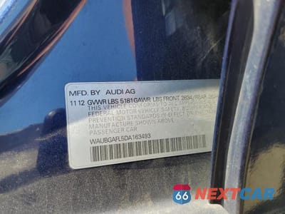 Zdjęcie 12 z 12 samochodu: 2013 AUDI S4 PREMIUM PLUS VIN:WAUBGAFL5DA163493 - miniatura