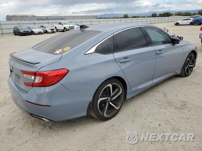 Trzecie zdjęcie samochodu z tyłu: 2021 HONDA ACCORD SPORT VIN:1HGCV1F3XMA106754 - miniatura