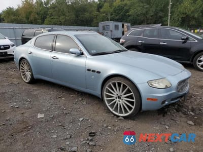 Czwarte zdjęcie samochodu z boku: 2005 MASERATI QUATTROPORTE M139 VIN:ZAMCE39A250019714 - miniatura
