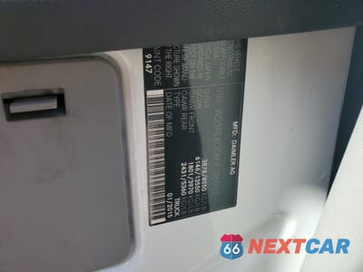 Zdjęcie 13 z 13 samochodu: 2015 MERCEDES-BENZ SPRINTER 2500 VIN:WD3PE8CC8FP106002 - miniatura