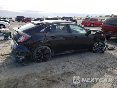 Trzecie zdjęcie samochodu z tyłu: 2017 HONDA CIVIC EX VIN:SHHFK7H55HU418966 - miniatura