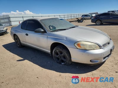Czwarte zdjęcie samochodu z boku: 2006 CHEVROLET MONTE CARLO LT VIN:2G1WM15K269199915 - miniatura