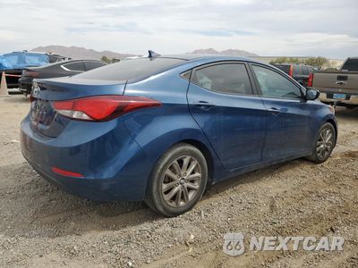Trzecie zdjęcie samochodu z tyłu: 2016 HYUNDAI ELANTRA SE VIN:KMHDH4AE6GU477316 - miniatura