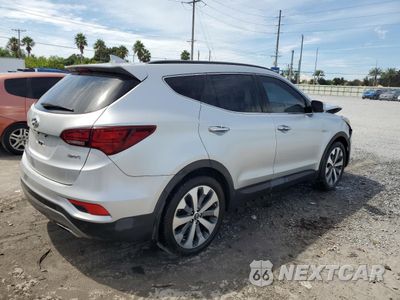 Trzecie zdjęcie samochodu z tyłu: 2017 HYUNDAI SANTA FE SPORT VIN:5XYZU3LB7HG500320 - miniatura