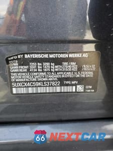 Zdjęcie 14 z 14 samochodu: 2019 BMW X7 XDRIVE50I VIN:5UXCX4C59KLS37822 - miniatura