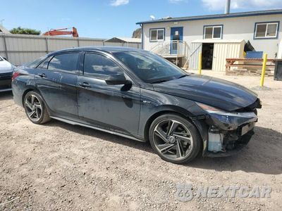 Czwarte zdjęcie samochodu z boku: 2023 HYUNDAI ELANTRA N LINE VIN:KMHLR4AF5PU399435 - miniatura