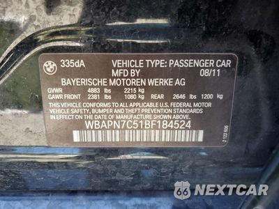 Zdjęcie 13 z 15 samochodu: 2011 BMW 335 D VIN:WBAPN7C51BF184524 - miniatura