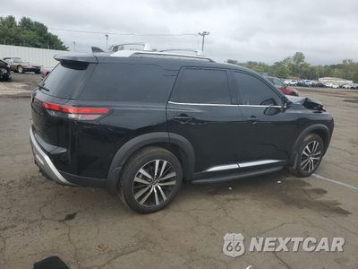 Trzecie zdjęcie samochodu z tyłu: 2025 NISSAN PATHFINDER PLATINUM VIN:5N1DR3DJ5SC201708 - miniatura