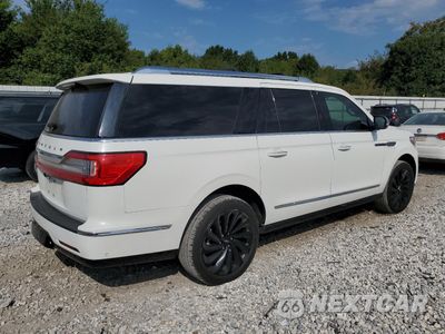 Trzecie zdjęcie samochodu z tyłu: 2021 LINCOLN NAVIGATOR L BLACK LABEL VIN:5LMJJ3TT9MEL01862 - miniatura