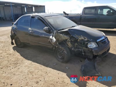 Czwarte zdjęcie samochodu z boku: 2005 KIA SPECTRA LX VIN:KNAFE121455196040 - miniatura