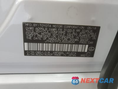 Zdjęcie 12 z 13 samochodu: 2018 LEXUS LS 500 BASE VIN:JTHC51FF2J5003534 - miniatura