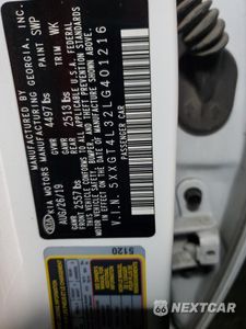 Zdjęcie 12 z 12 samochodu: 2020 KIA OPTIMA LX VIN:5XXGT4L32LG401216 - miniatura
