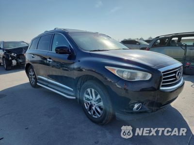 Czwarte zdjęcie samochodu z boku: 2015 INFINITI QX60 VIN:5N1AL0MM2FC512824 - miniatura