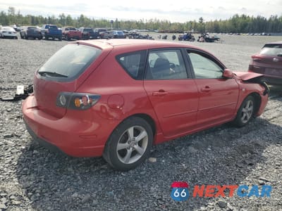 Trzecie zdjęcie samochodu z tyłu: 2005 MAZDA 3 HATCHBACK VIN:JM1BK143251337803 - miniatura