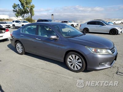 Czwarte zdjęcie samochodu z boku: 2014 HONDA ACCORD EXL VIN:1HGCR2F82EA308060 - miniatura
